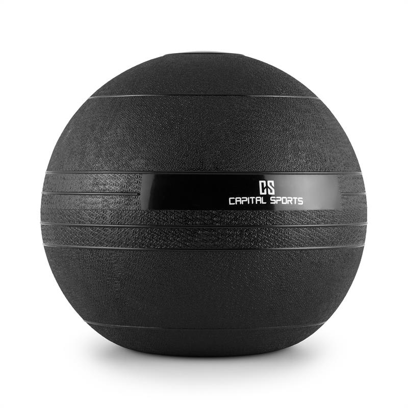 Capital Sports Groundcracker, fekete, 20 kg, slamball, gumi
