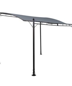 Blumfeldt Allure, pergola, árnyékoló, pavilon, 300 x 250 cm, poliészter, sötétszürke
