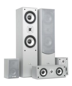 Auna surround hangfal szett, házimozi, 335 W, RMS, ezüst