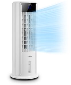 Klarstein Skyscraper Horizon, léghűtő, ventilátor, 60 W, 486m³/óra, 3,5 l víztartály, fehér