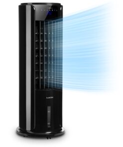 Klarstein Skyscraper Horizon, léghűtő, ventilátor, 60 W, 486m³/óra, 3,5 l víztartály, fekete