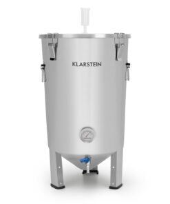 Klarstein Gärkeller Pro, erjesztő tartály, 30 l, erjesztő csövek, hőmérő, 304 rozsdamentes acél