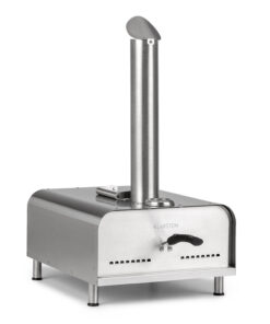 Klarstein Diavolo, pellet pizzakemence, pizzakővel, hőmérő, rozsdamentes acél