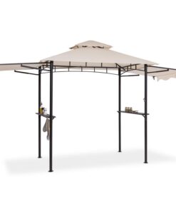 Blumfeldt Steakhouse Wings, pavilon, 244 x 260 x 152 cm, 160 g/m², poliészter, acél, bézs