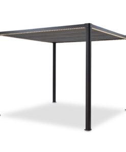 Blumfeldt Pantheon RemoteShade Ambient, pavilon, motorizált tető, LED lámpa