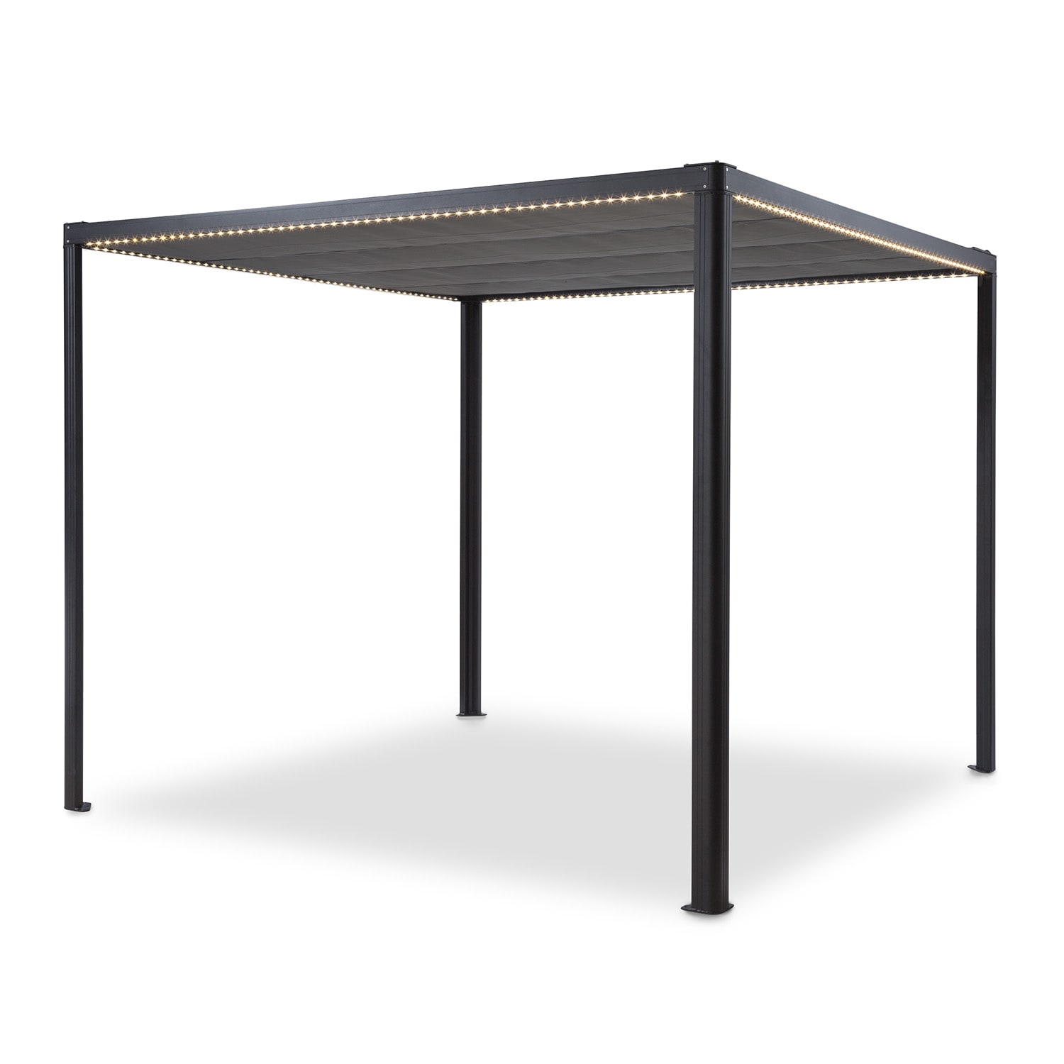 Blumfeldt Pantheon RemoteShade Ambient, pavilon, motorizált tető, LED lámpa