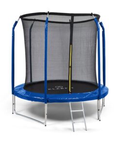 KLARFIT Jumpstarter, trambulin, 2,5 m Ø, háló 120 kg max., 195 cm Ø ugrófelület