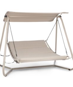 Blumfeldt Garden Grove, kerti hintaágy, swing bed, acél váz, tetővel, poliészter