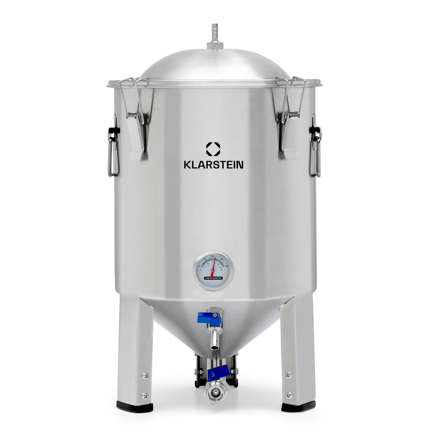 Klarstein Gärkeller Pro, erjesztőedény, 15 l, élesztő leeresztő szelep, rozsdamentes acél