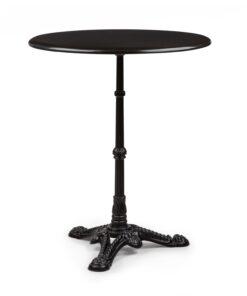 Blumfeldt Patras, bisztró asztal, márványlap, Ø 60 cm, öntöttvas láb