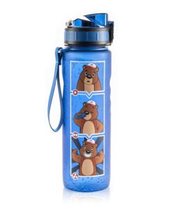 Monte Stivo Lyseren, gyerek ivópalack, 600 ml, mérce, vízhatlan gyümölcsszűrő