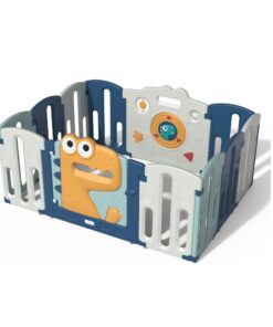 Babify Moduláris felépítésű, időjárásálló, összecsukható és csúszásmentes járóka kültéri/beltéri használatra