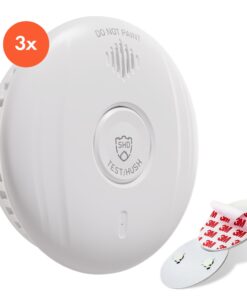 SHD by oneConcept, DOF Pro10 füstérzékelő, mágneses tartó, figyelmeztető jelzés: 85 dB, elem élettartama 10 év