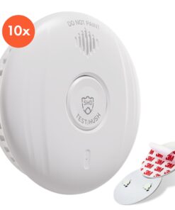 SHD by oneConcept, DOF Pro10 füstérzékelő, mágneses tartó, figyelmeztető jelzés: 85 dB, elem élettartama 10 év