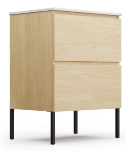 Blumfeldt Johnstone, mosdó és fürdőszoba szekrény, 60 cm, kerámia mosdó