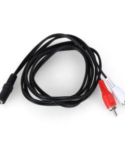 Electronic-Star Jack konnektor 2 x Cinch konnektorral, például PC csatlakoz