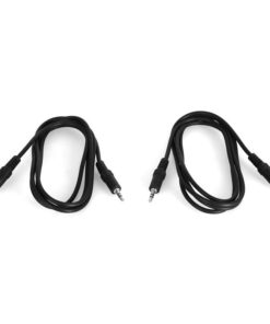 Auna 3,5 mm-es jack kábel, 1,5 m-es hossz, 2 darab/szett