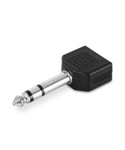 Auna 2 x 3,5 mm-es Jack csatlakozó 1 x 6,3 mm Jack adapterhez