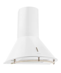 Klarstein Lumio Primo, retro kéményes páraelszívó, 60 cm, 430 m³/ó, fehér