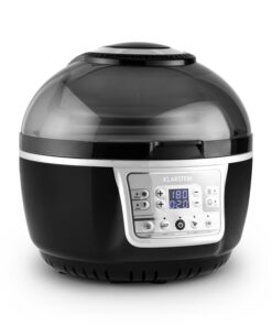 Klarstein VitAir Turbo, forrólevegős fritőz, 1400 W, 10 L, szürke-fekete