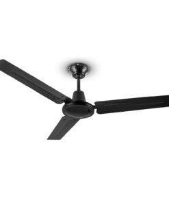 Klarstein Spin Doctor, fekete, 55W, mennyezeti ventilátor, 122cm, 3 kar, rozsdamentes acél