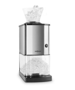 OneConcept Icebreaker, jégkása készítő gép, 15 kg/h, 3,5 L térfogat, jégtartó, rozsdamentes acél