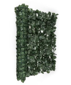 Blumfeldt Fency Dark Ivy, sötétzöld, borostyán, kerítés, védelmet nyújt a kíváncsi tekintetekkel és a széllel szemben, 300 x 100 cm