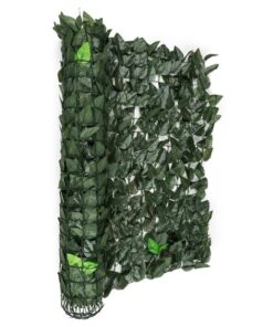 Blumfeldt Fency Dark Leaf, sötétzöld, mix, kerítés, védelmet nyújt a kíváncsi tekintetekkel és a széllel szemben, 300 x 150 cm