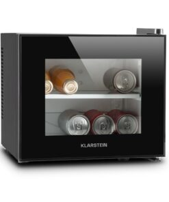Klarstein Happy Hour mini hűtőszekrény, 10 liter, B energiahatékonysági osztály, 65 W, fekete