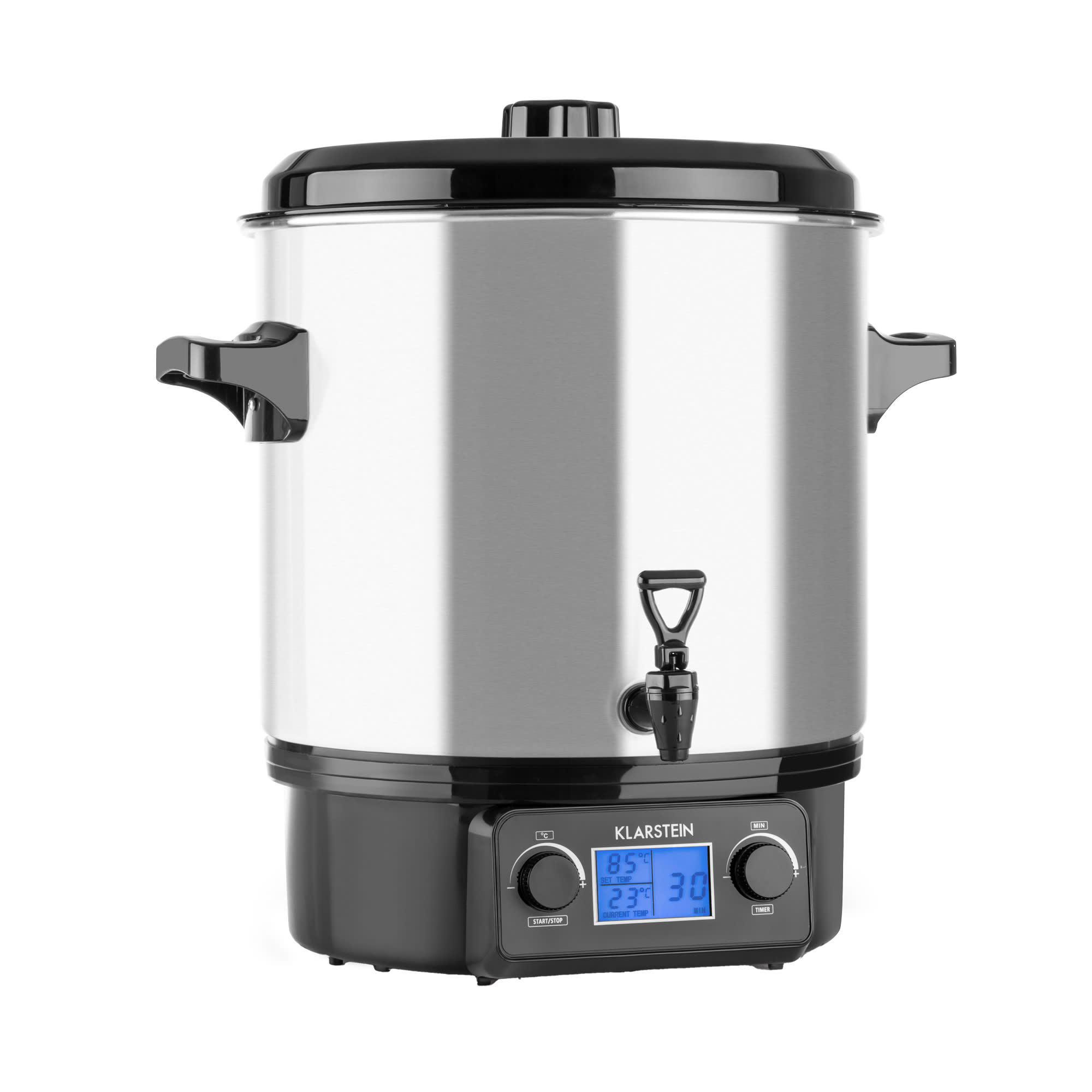 Klarstein Biggie Digital befőzőautomata 27l 2000W rozsdamentes acél ezüst