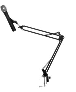 Auna Pro ST-1.2, fekete, mikrofon kar, tartó mechanikus rögzítéssel, 1,5 kg, 35 x 35 cm