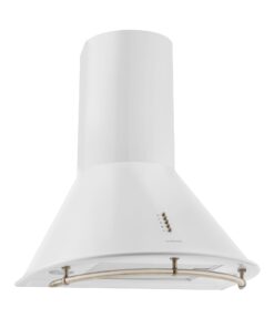 Klarstein Lumio Neo, retró kéményes páraelszívó, 60 cm, 610 m³/ó, nemesacél, fehér