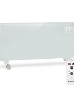Klarstein Bornholm, konvektor, 2000 W, LED kijelző, 2 fűtési fokozat, fehér