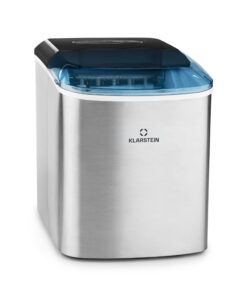 Klarstein On-The-Rocks, jégkocka készítő, 12 kg/ 24 h, 2,1 L tartály, rozsdamentes acél, fekete