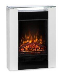 Klarstein Studio-5, elektromos kandalló, forrólevegős ventilátor, 900/1800 W, távirányító, fehér