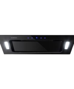 Klarstein Hektor, páraelszívó, beépíthető, 52 cm, 530 m³/ó elszívó teljesítmény, LED, érintőképernyős, üveg