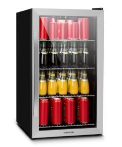 Klarstein Beersafe 4XL, hűtőszekrény, 124 liter, 0 -10°C, üveg, G energiahatékonysági osztály, rozsdamentes acél