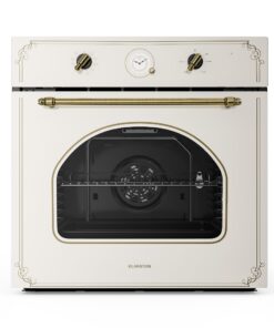 Klarstein Victoria, beépített sütő, retró dizájn, 9 funkció, 50 – 250 °C, elefántcsont