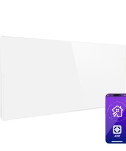Klarstein Wonderwall 720 Smart, infravörös hősugárzó, 120 x 60 cm, 720 W, heti időzítő, IP24, fehér
