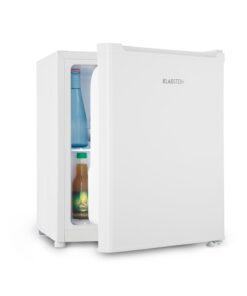 Klarstein Snoopy Eco, mini hűtőszekrény, fagyasztórekesz, 41 liter, F energiahatékonysági osztály, 39 dB, fekete