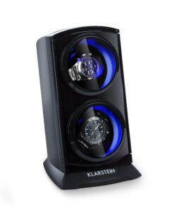 Klarstein St. Gallen Premium, forgó óraállvány, 2 karórához, 4 sebességfokozat, fekete