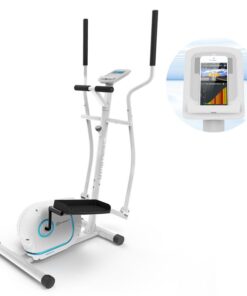 KLARFIT Myon Cross, elliptikus tréner, lendkerék 12 kg, SilentBelt System