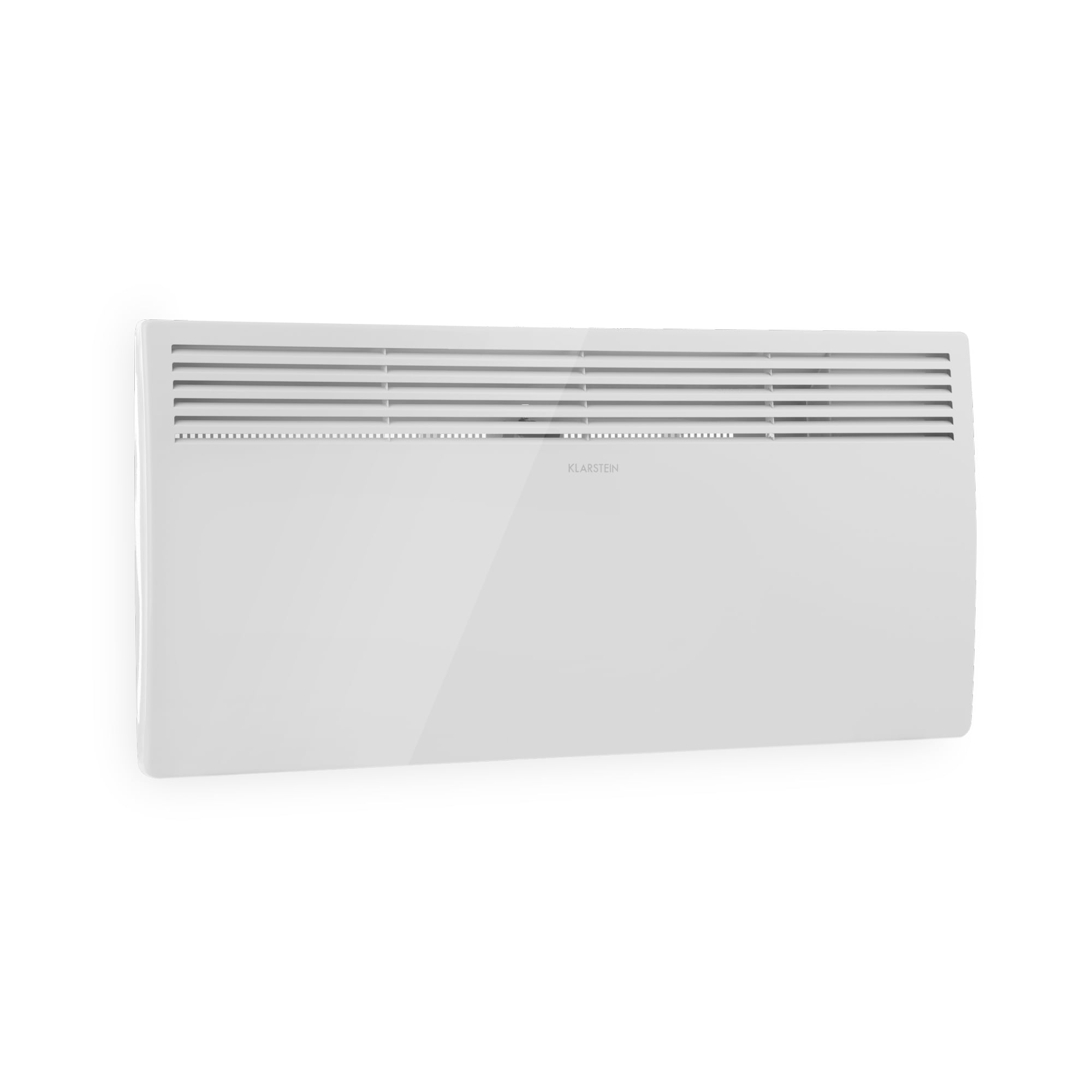 Klarstein Hot Spot Slimcurve, konvektor, fűtőtest, 80 x 40 cm, 40 m², 2000 W, 5 - 40 °C, IP24, fehér