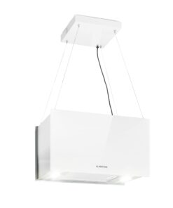 Klarstein Kronleuchter L, mennyezeti páraelszívó, 60 cm, 590 m³/ó, LED, érintőképernyős, fehér
