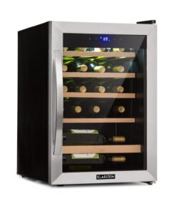 Klarstein Vinamour 19, borhűtő, 65 liter, 19 palack, 4 - 18 °C, 40 dB, üveg, fekete