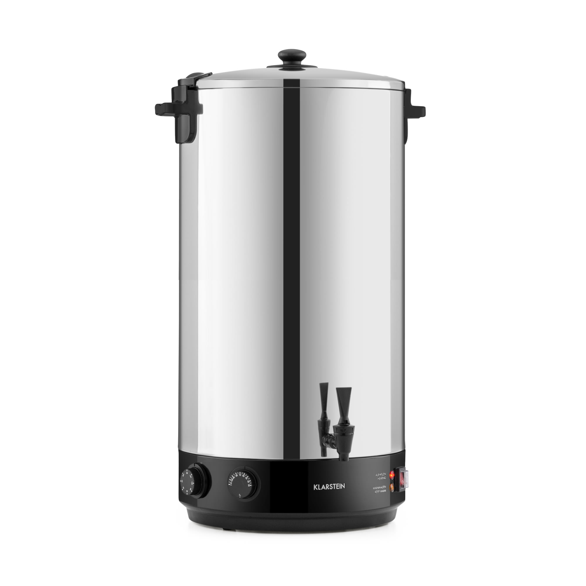 Klarstein KonfiStar 60, befőzőautomata, italadagoló, 60 l, 2500 W, 100 °C, 120 perc, rozsdamentes acél
