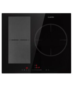 Klarstein Delicatessa 3 Flex, indukciós főzőlap, 6600 W, 3 zóna, üvegkerámia, fekete