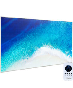 Klarstein Wonderwall Air Art Strand, infravörös hősugárzó, 101 x 60 cm, 600 W, falra szerelhető