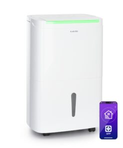 Klarstein DryFy Pro Connect Smart, Párátlanító, WiFi, Kompresszor, 30l/d, 50-60 m², Fehér