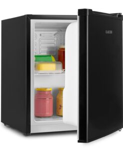 Klarstein Scooby, mini hűtőszekrény, 40 liter, E energiahatékonysági osztály, 39 dB, fekete